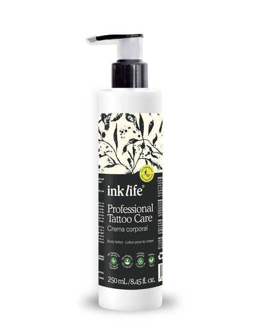 Ink Life® Crema Corporal Profesional para Tatuaje 250 ml